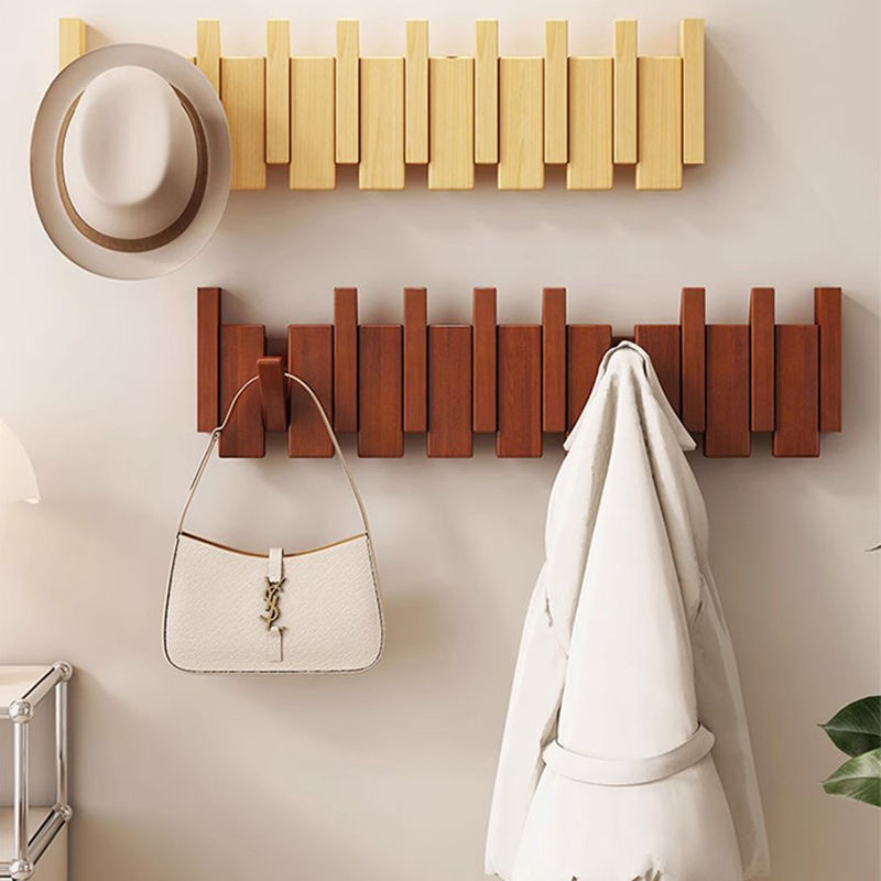 Thumbnail: Piano Key Coat Rack Solid Wood