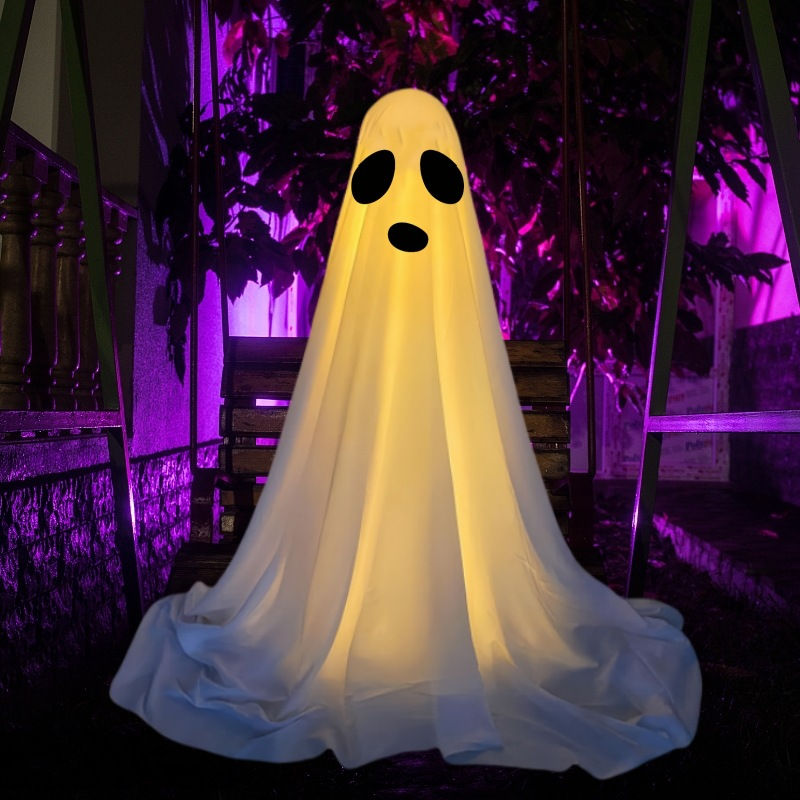 Thumbnail: 2026 Light-Up Spooky Ghosts with LED Light Halloween Scary 