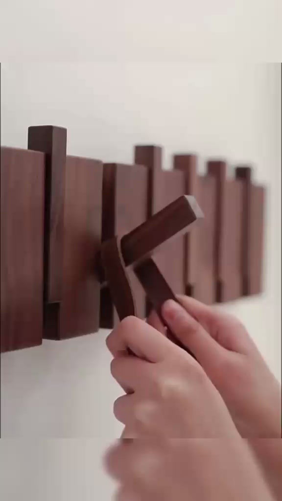 Miniatura: Piano Key Coat Rack Solid Wood
