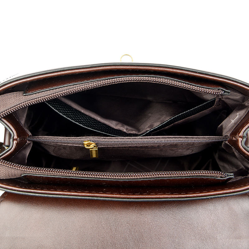 Thumbnail: Leather Shoulder Crossbody Bags Ladies Luxury Fashion Handbags 