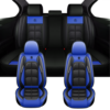 Thumbnail:  Luxury 5-seater Red Car Seat Cover Full Set Luxury Leather Car Seat Covers 