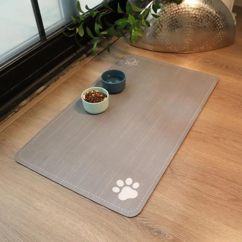 Super Absorbent Pet Food Mat Multi Style