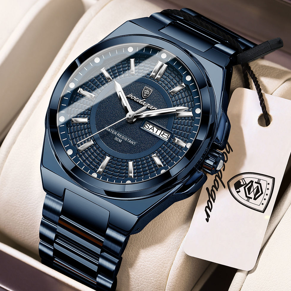 Thumbnail:  Stainless Steel Waterproof Luminous Stylish Casual Men's Watches