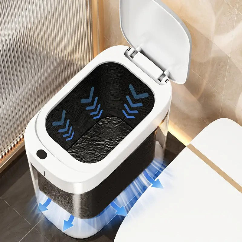 Miniatura: Electric Rechargeable Touchless Trash 