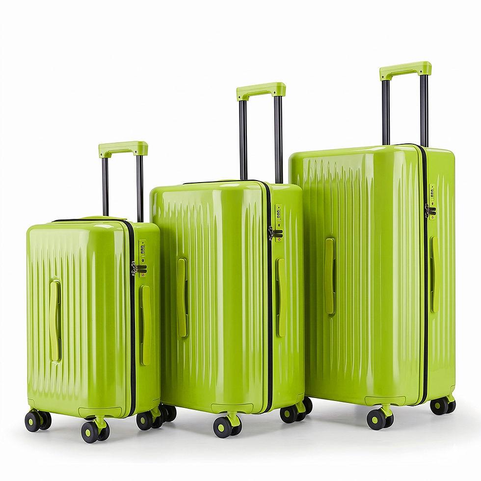Miniatura:  3 Piece Luggage Set 20/24/28 Inch PC Suitcase With Wet Dry Separation 