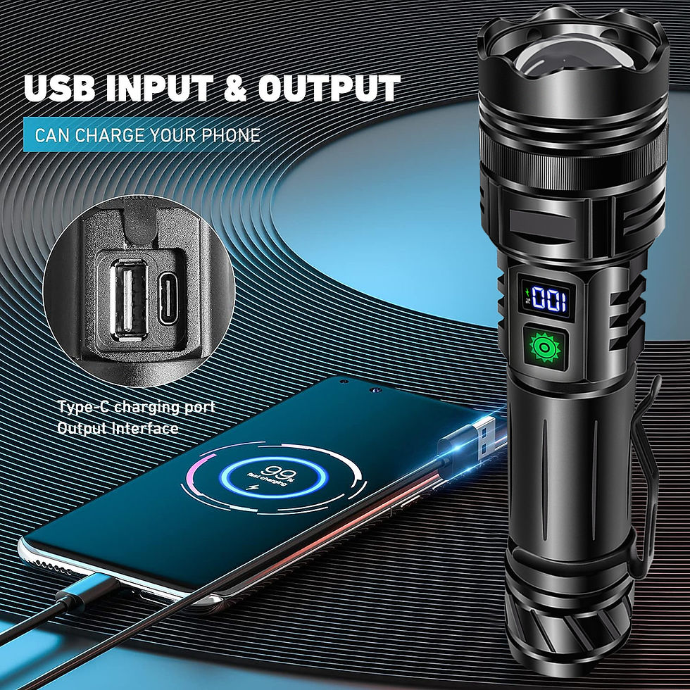 Miniatura:  Super Bright 3 Modes Zoomable Waterproof LED Flashlight Torch