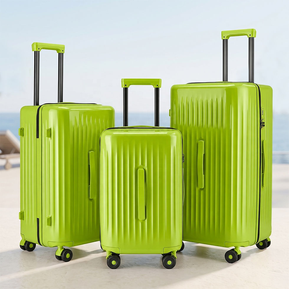 Miniatura:  3 Piece Luggage Set 20/24/28 Inch PC Suitcase With Wet Dry Separation 