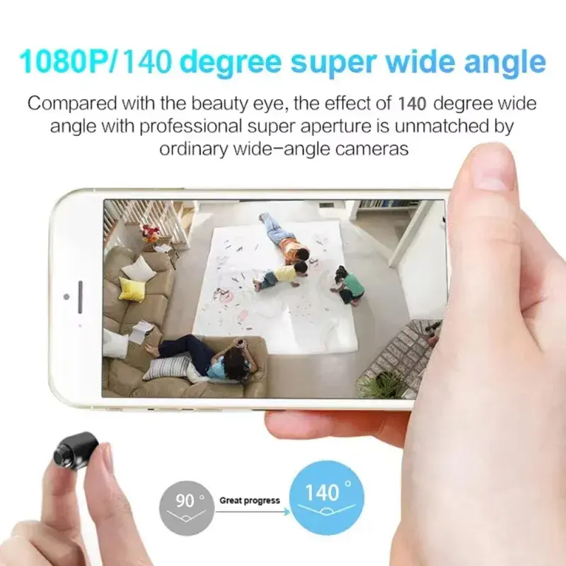 Miniatura: Mini X5 Camera Wireless 1080P Surveillance Security 