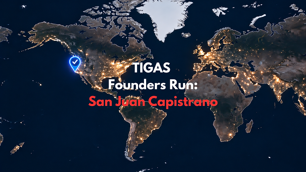 TIGAS SJC: Founders Run