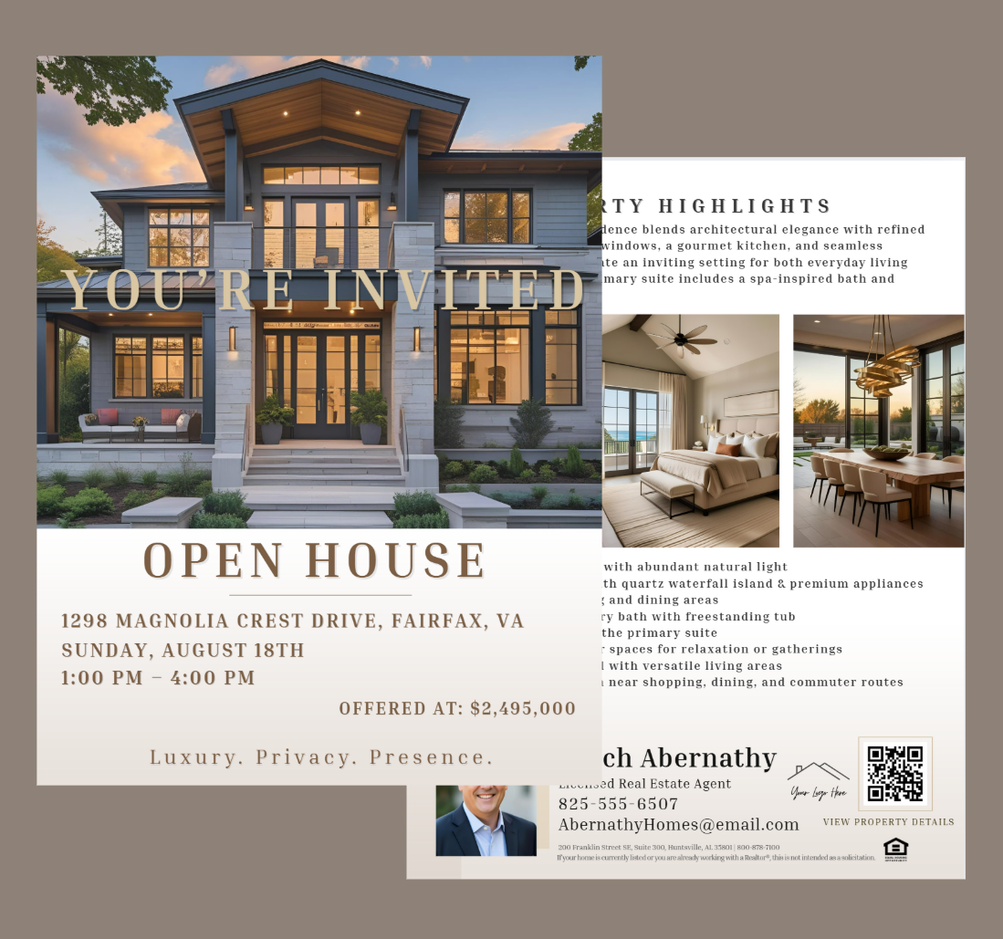 Open House Flyer - Showcase Edition