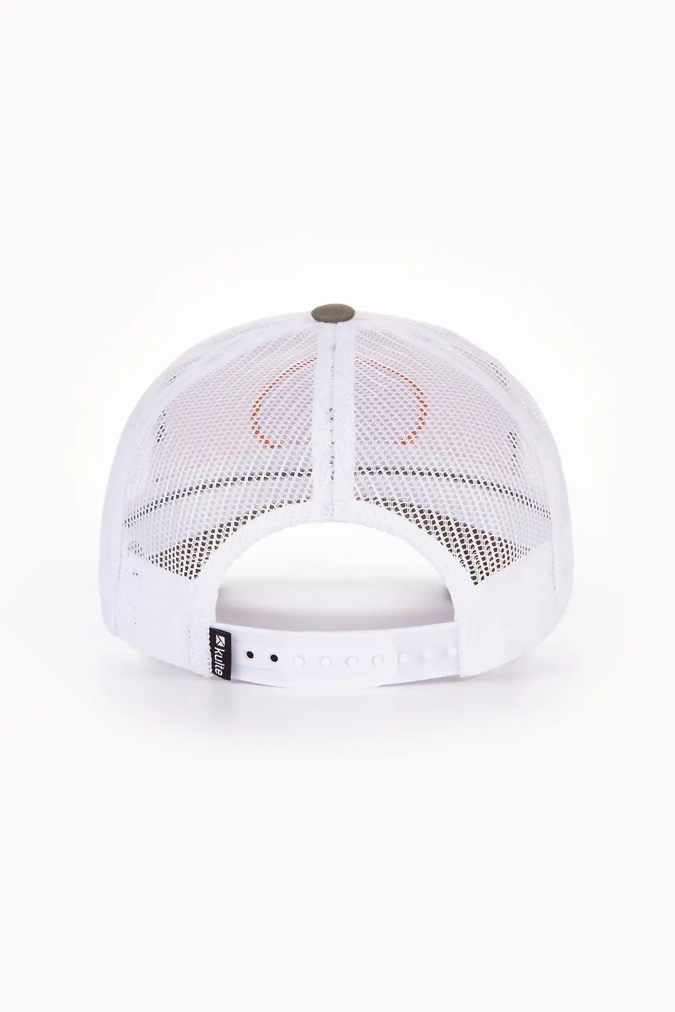 Casquette trucker Kulte Fishing Club écru kaki – patch brodé ovale espadon doré navy