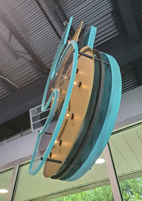 "S" Sign Finished Product