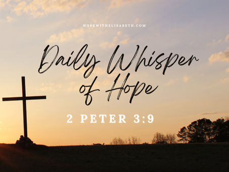 God’s patience shows His Love and care for creation