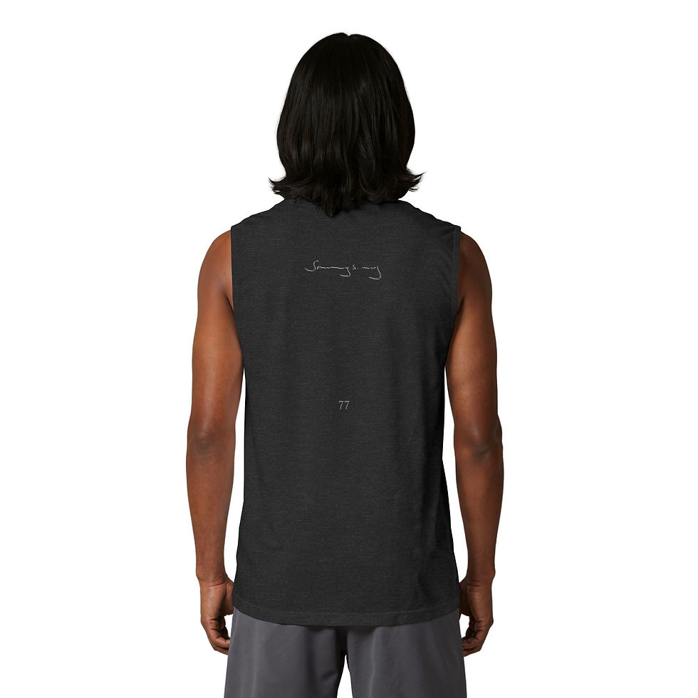 Miniaturbild: Muscle Tank — Samysway Unisex Jersey Sleeveless Top 