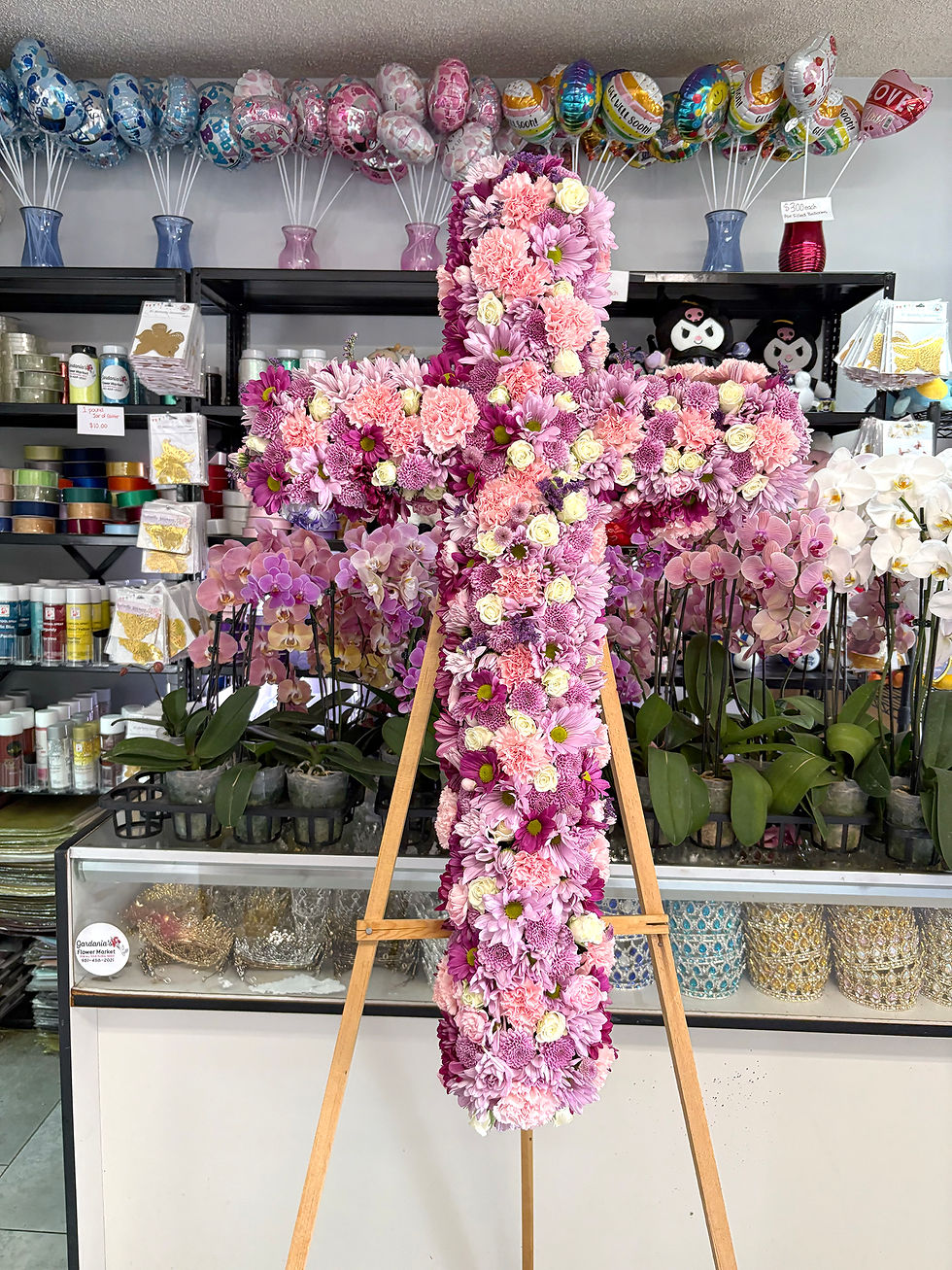 #105 - Pink & Purple Meadows Cross