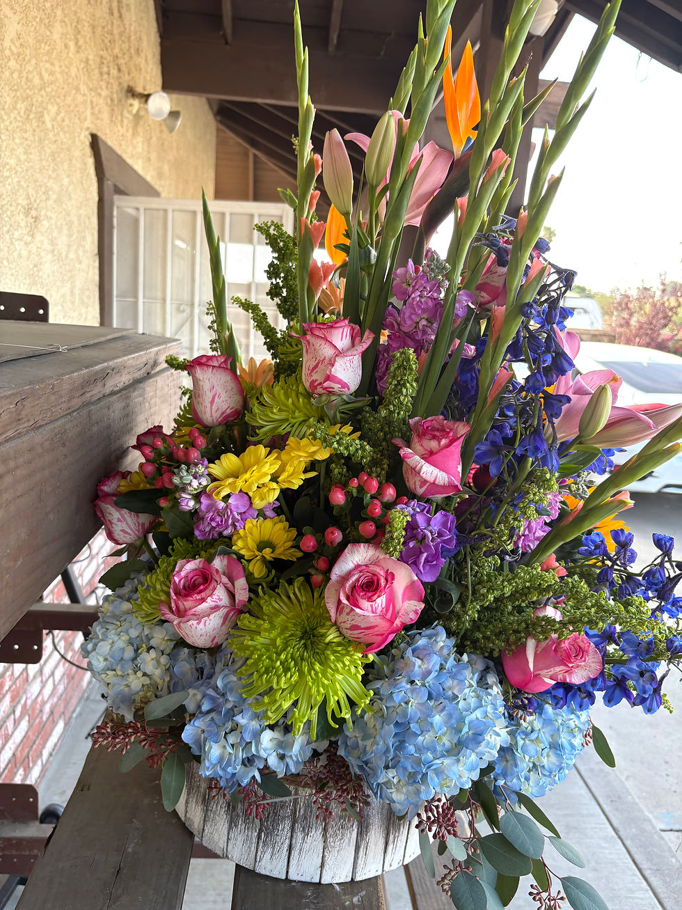 Thumbnail: #90 Easter Basket Arrangement