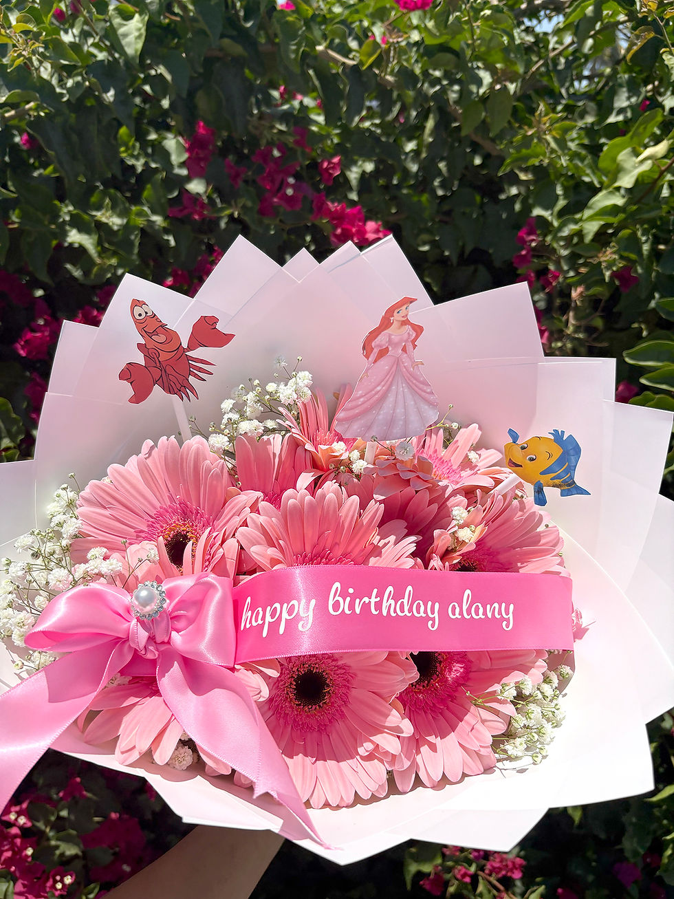 #429 - 10 Gerberas Little Mermaid