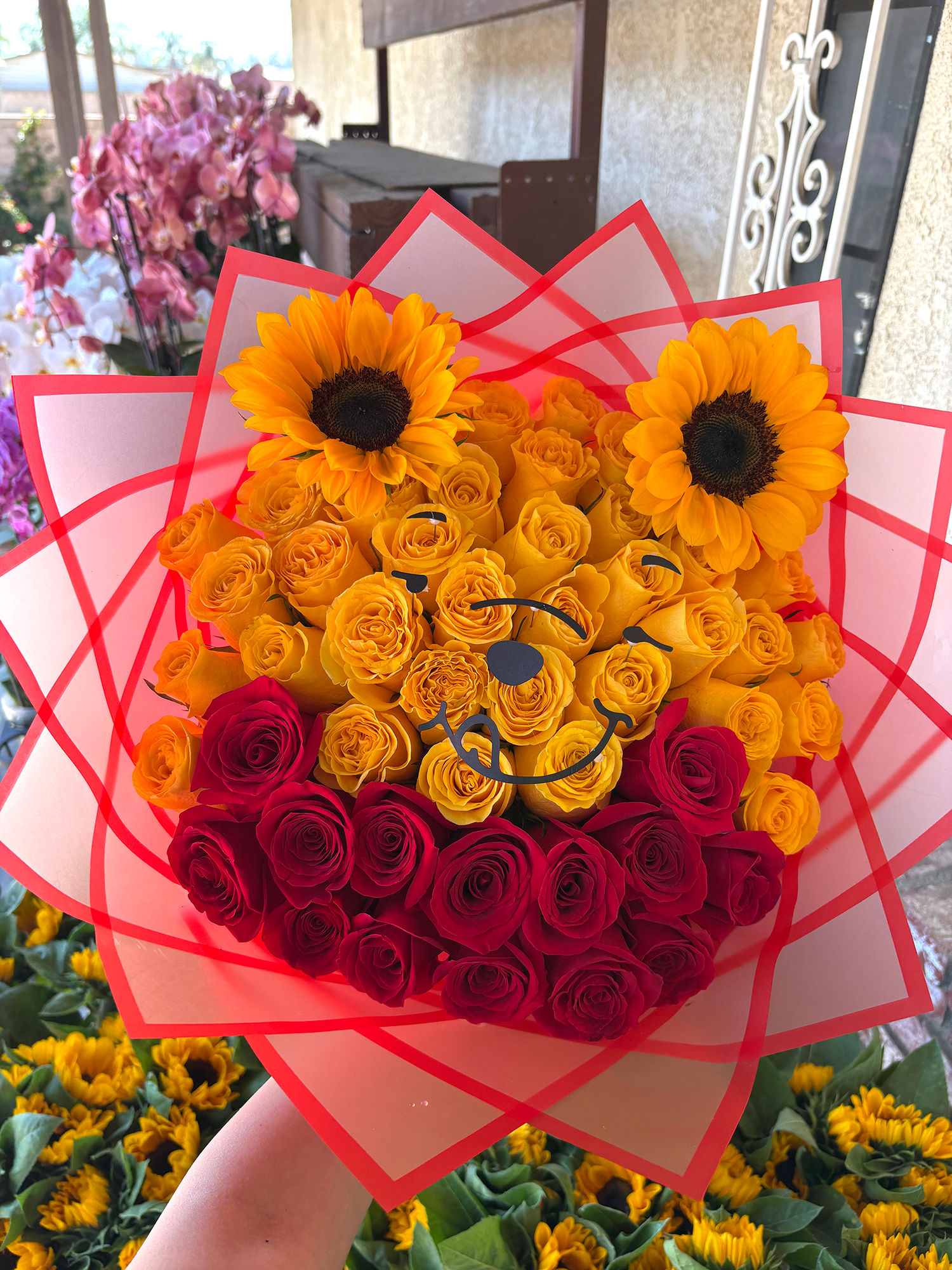 #256 Sunflower Smile Bouquet