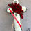 Thumbnail: #122 White Rose Red Cross Arrangement