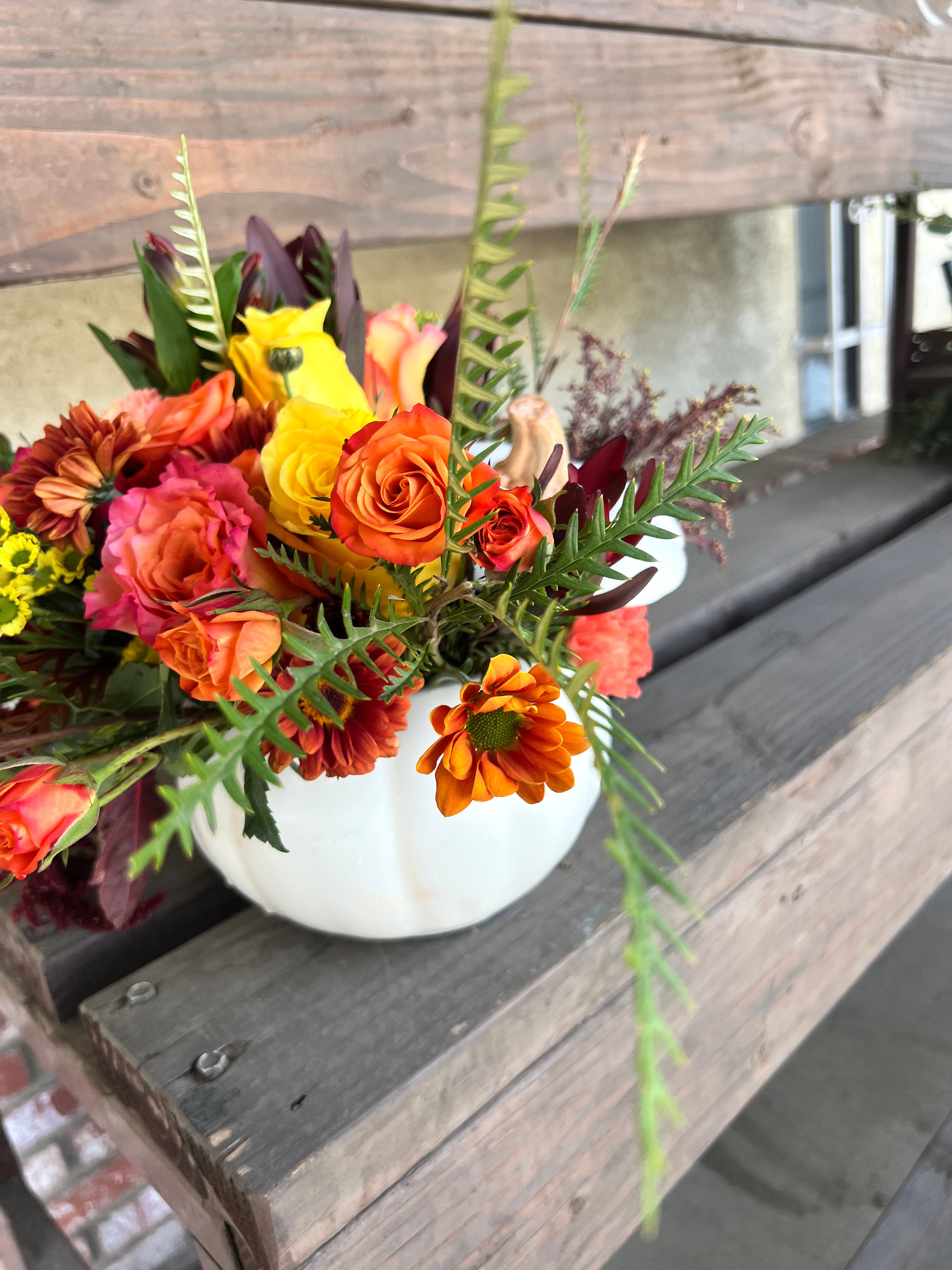 #491 - Fall Pumpkin White