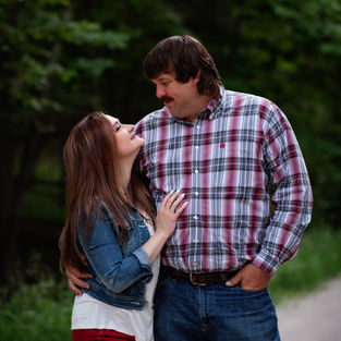 Lindsay & Spencer | Engagement Session in Gretna, NE 