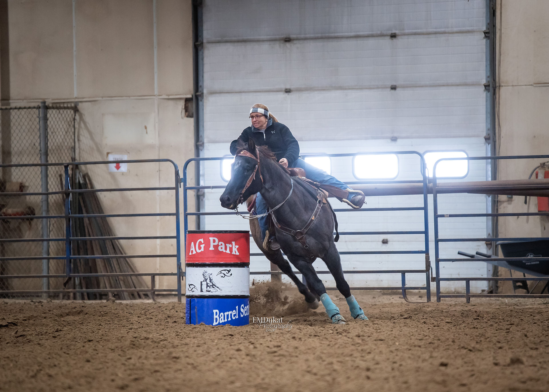 Ag Park Barrel Racing Series in Columbus, Nebraska