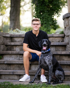 A peek into Papillion-LaVista High Class of 2024 Aiden's Senior photography session in Nebraska. Certified Photographer EMDukat Photography.