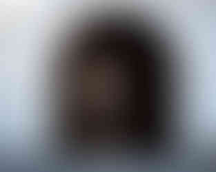 High school girl in homecoming dress, standing in barn entry with her white horse. 