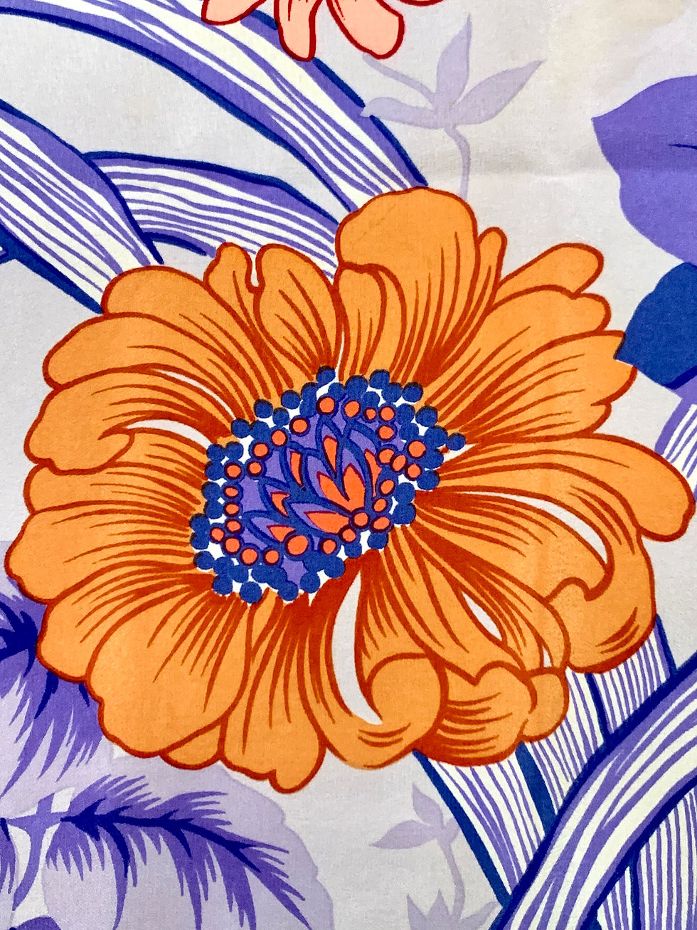 Thumbnail: Vintage silk scarf