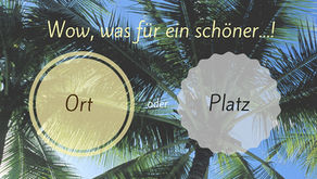 📗 Ort - Platz - Stelle