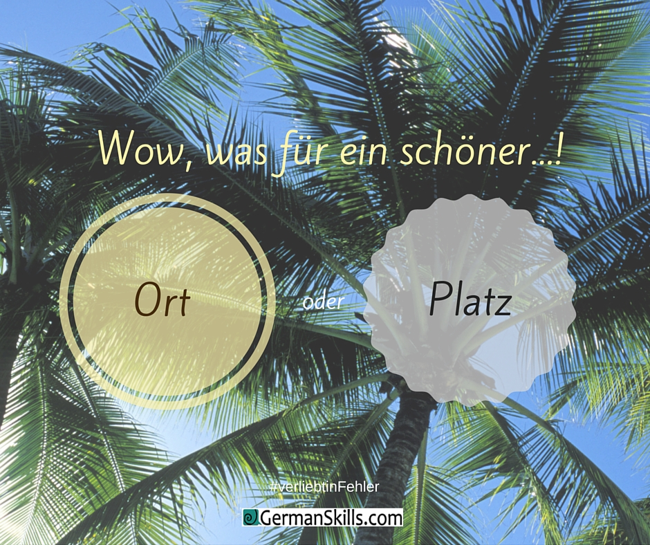 Anderes Wort Für Ort Platz 📗 Ort - Platz - Stelle