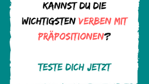 TEST: Verben mit festen Präpositionen