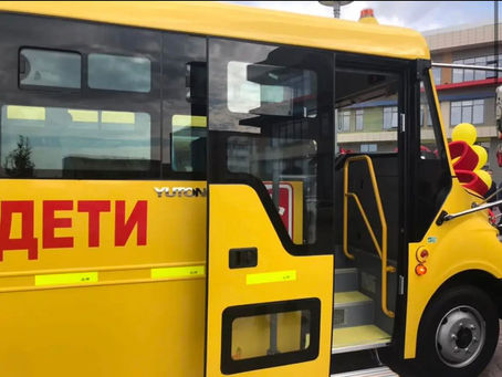 Новыми автобусами пополнился автопарк школ Акмолинской области