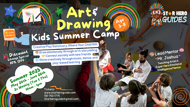 Summer Camp with Mr. Joshua in Jupiter (Ages 5–8) SEM.02.2025