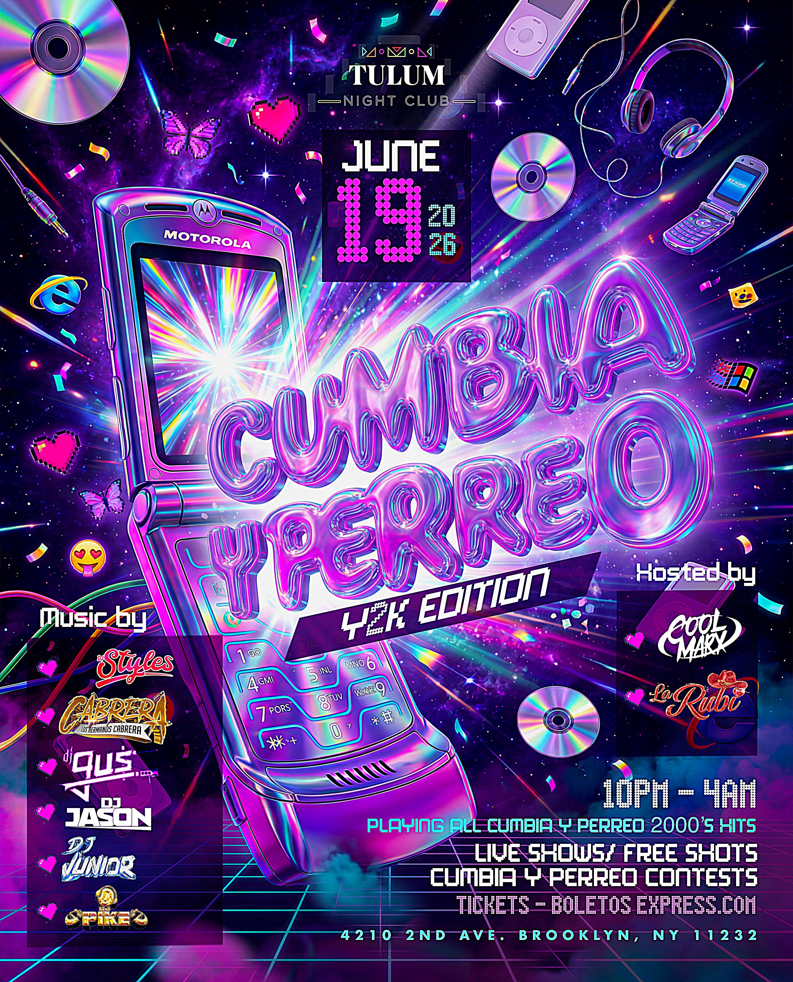 ✨Cumbia y Perreo: Y2K Edition en Tulum Night Club🌴
