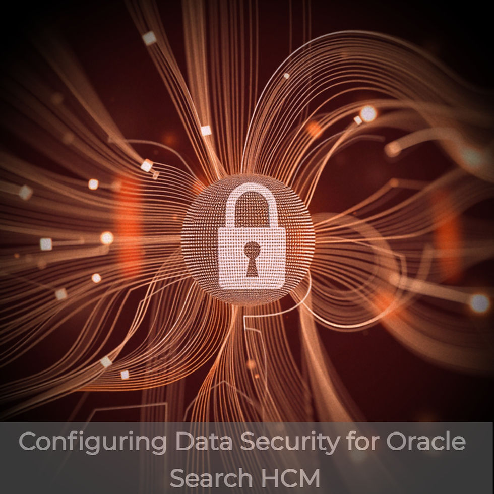 Enabling the Global Search in Oracle Fusion HCM