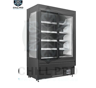 Chill Pro multideck display fridge with sliding or hinged glass doors