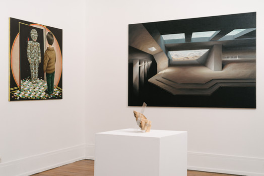 Group show, Galerie Idéale, Idéalement situé, Louis Le Kim, Brieuc Maire, Ivan Messac, Edgardo Navarro et Mengzhi Zheng.