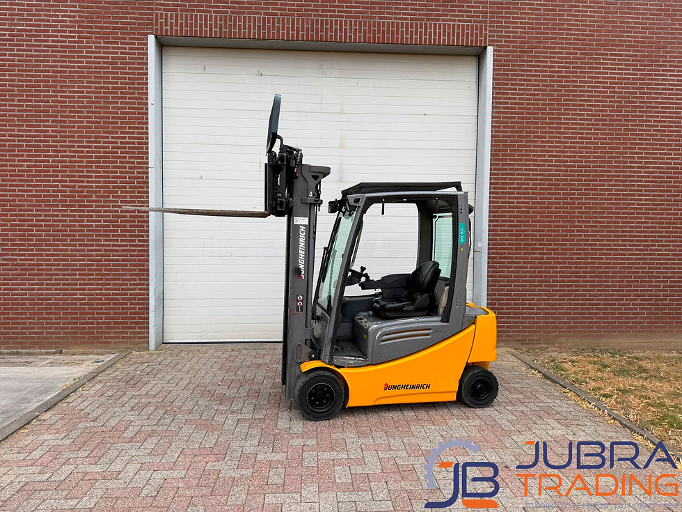 Miniaturbild: Freelift van Jungheinrich EFG320 elektrische heftruck bij Jubra Trading