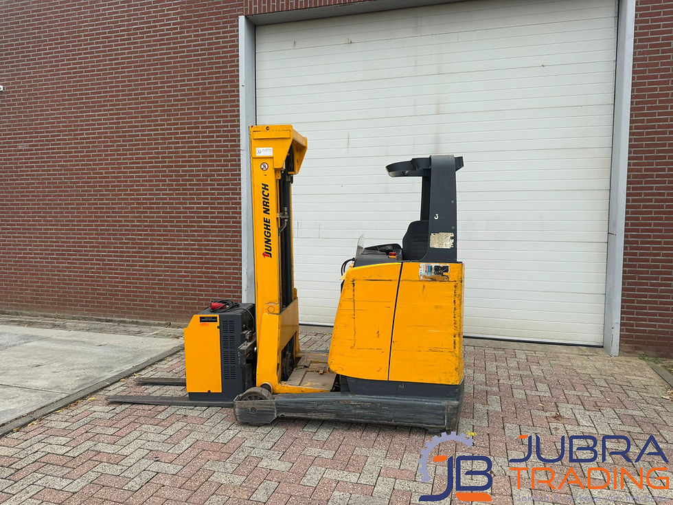 Thumbnail: Jungheinrich ETV14 elektrische reachtruck met 48V aandrijving, inclusief lader, aangeboden door Jubra Trading