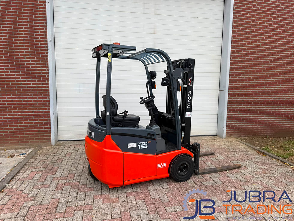 Thumbnail: Toyota 7FBEST15 elektrische heftruck met Werkverlichting voor professioneel intern transport bij Jubra Trading