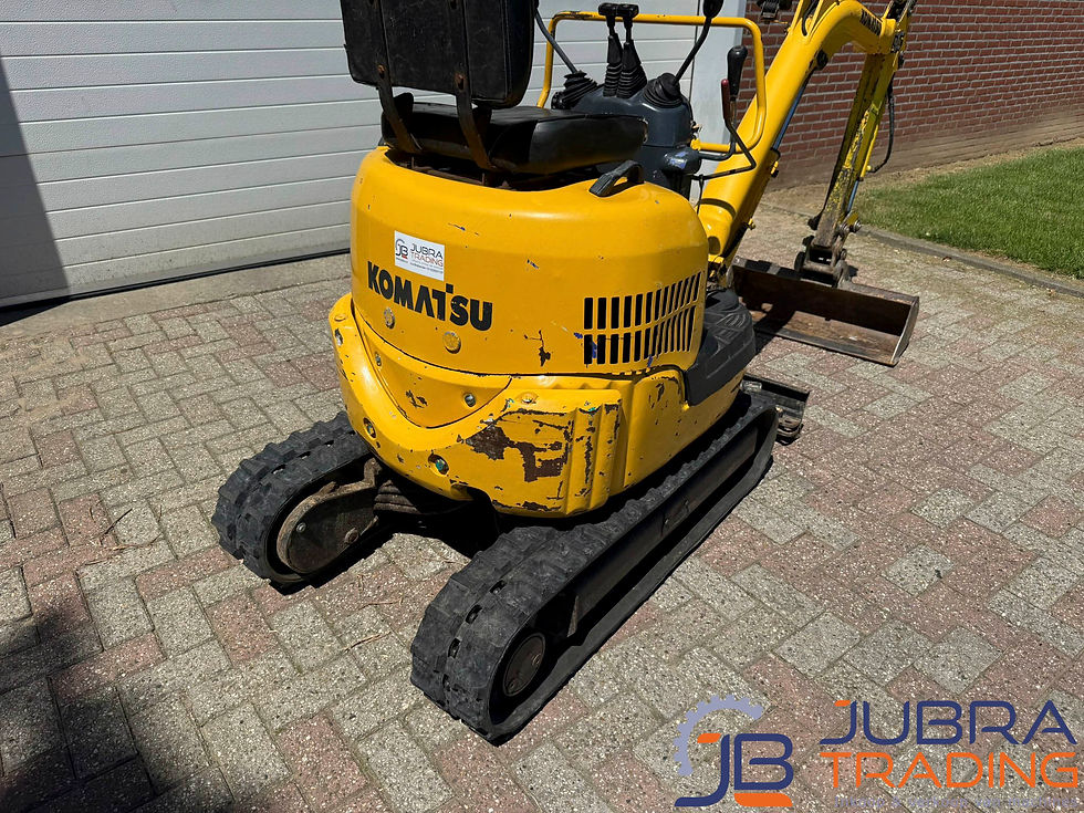 Miniaturbild: Komatsu PC10MR achterzijde Jubra Trading
