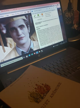 Projet Anémone : Un recueil où une jeune femme ne souhait pas vivre comme Edward Cullen