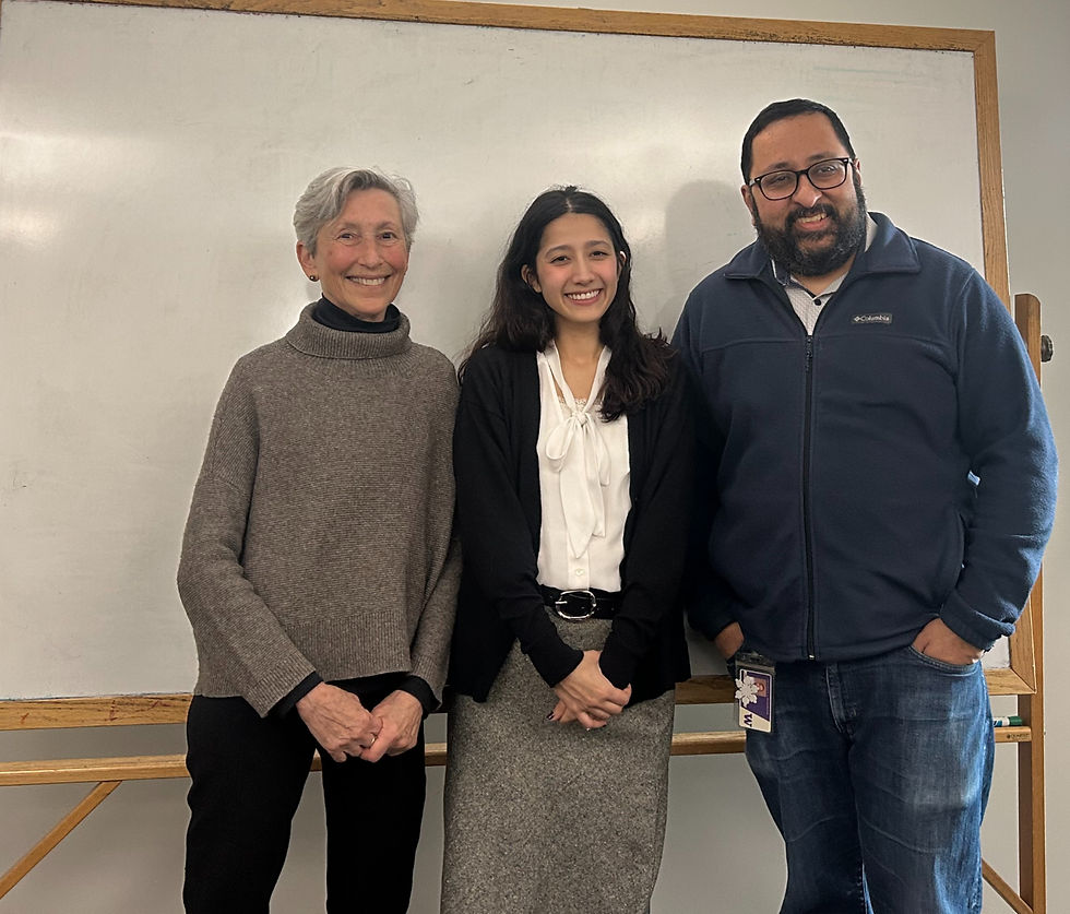 Left to Right: Rachel Klevit, Mia Cervantes, Abhinav Nath