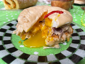 Virginia-style poached egg