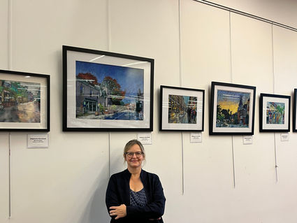 First solo exhibition