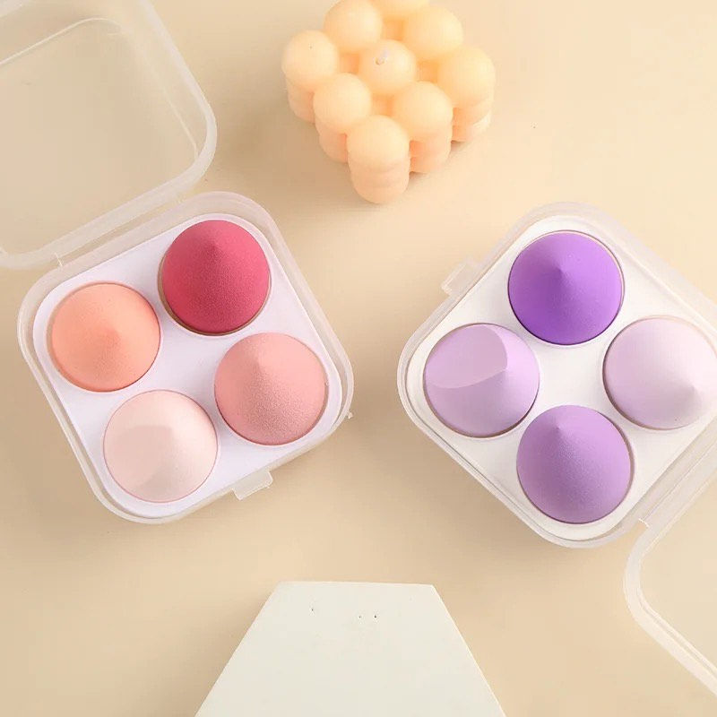 Thumbnail: ספוגיות איפור מקצועיות - סט 4 יח' ספוגית איפור למייק אפ