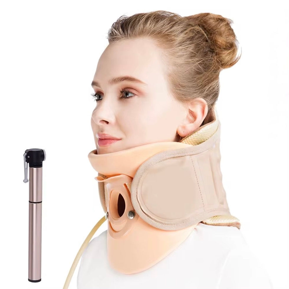 תמונה ממוזערת: צווארון תומך צוואר מתנפח להקלה על כאבי צוואר NeckAir