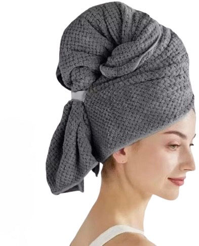 תמונה ממוזערת: QuickDry מגבת מיקרופייבר לשיער