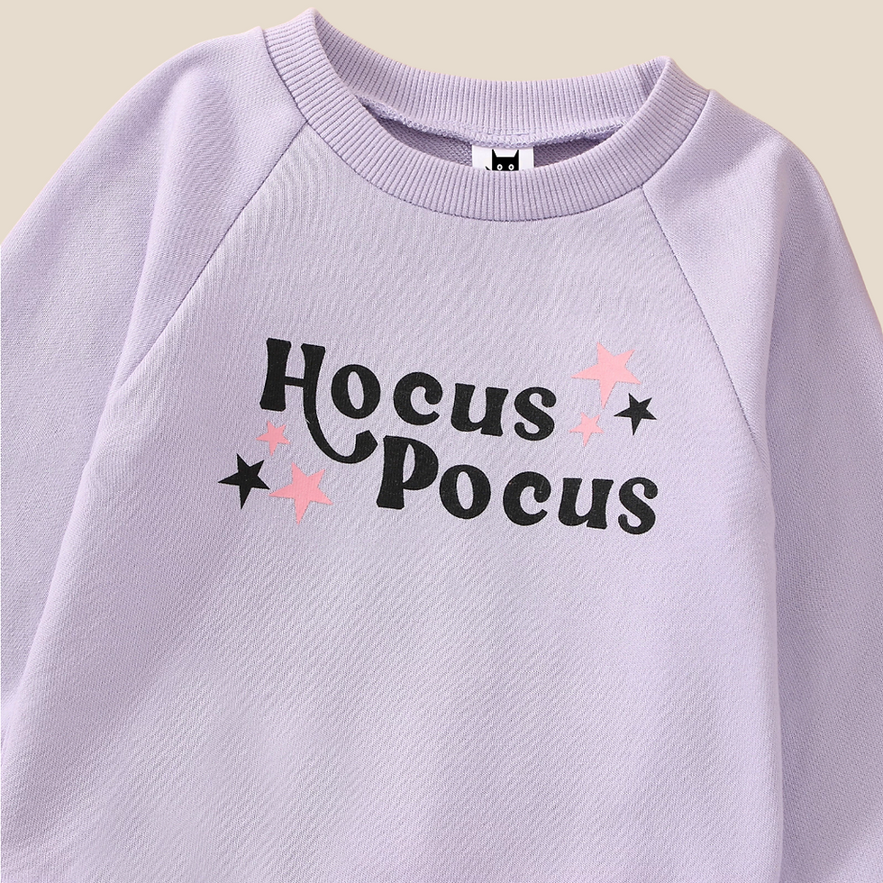 Thumbnail: HOCUS POCUS print purple Sweatshirt